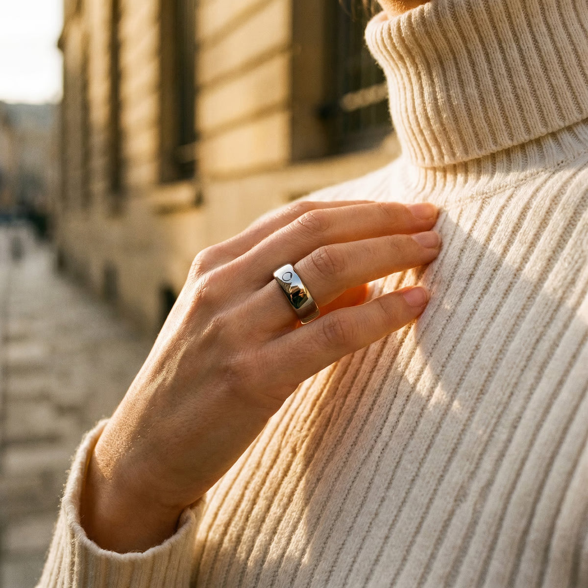 Circular Ring 2 in Silver